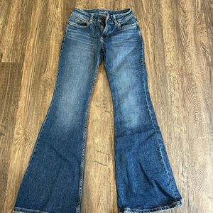Wrangler flare leg jeans